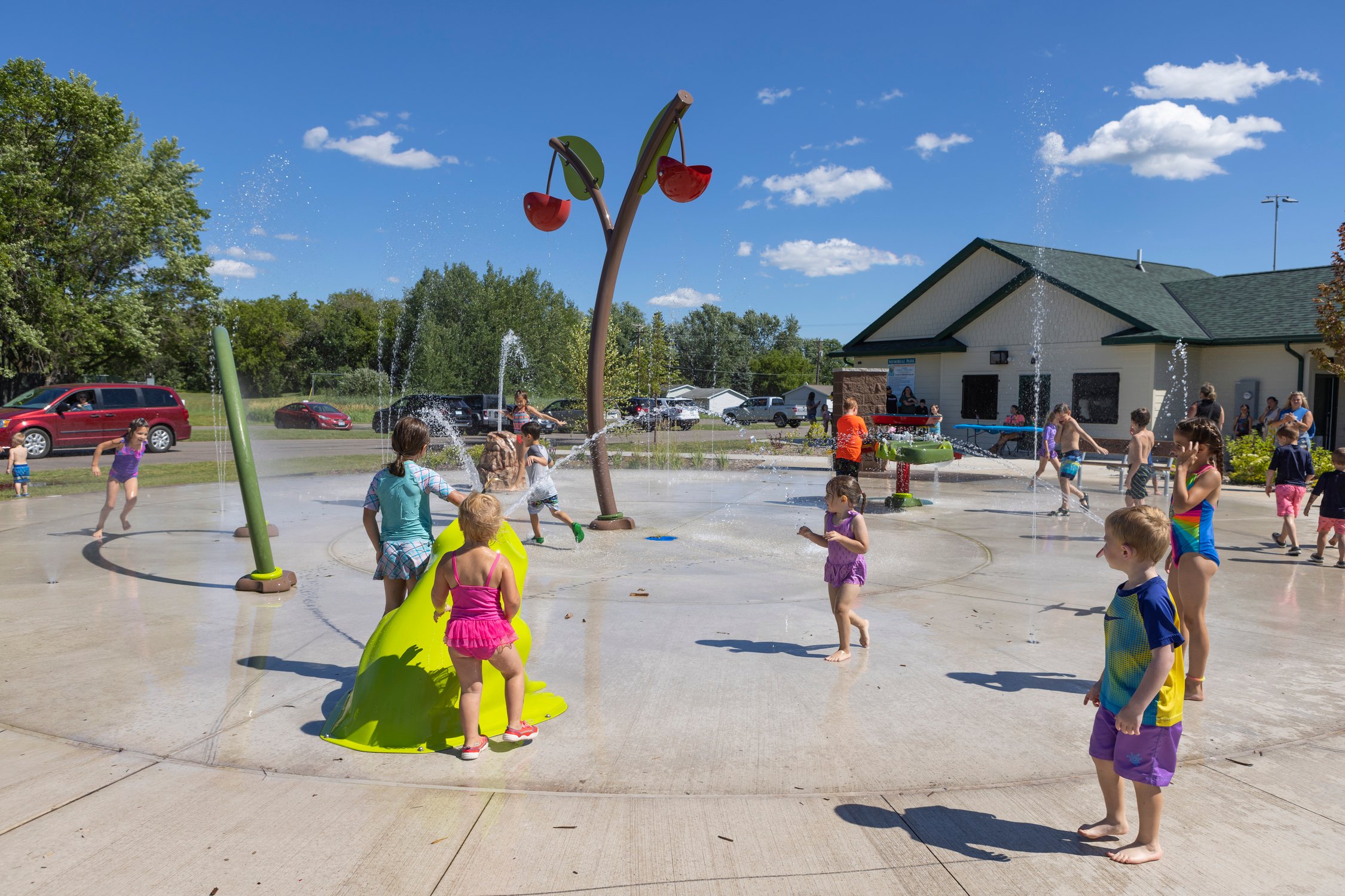 BrainerdMemorial Park Splash Pad